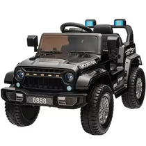 Детский электромобиль Jeep M 5109 EBLR-2, кожаное сиденье