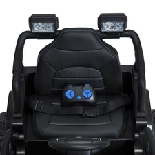 Детский электромобиль M 5103 EBLR-2 джип, кожаное сиденье фото 86
