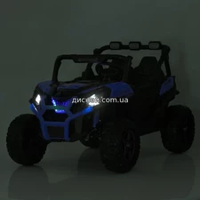 Детский электромобиль M 5724 EBLR-4 двухместный, кожаное сиденье фото 41