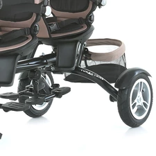 Велосипед для двойни MT 1004DUOS-2 графит резиновые колеса фото 37