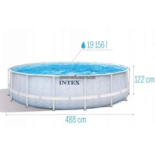 Каркасный бассейн Intex 26746, 488 х 122 см., с фильтр-насосом фото 11
