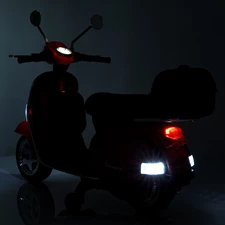 Детский скутер VESPA M 4939 EL-2, мягкое сиденье фото 86