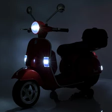 Детский мотоцикл M 4939 EL-3, скутер VESPA, EVA колеса фото 71