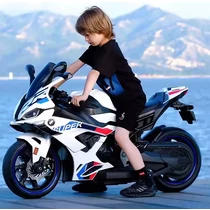 Детский мотоцикл M 5767 EL-1 BMW S1000, кожаное сиденье купить