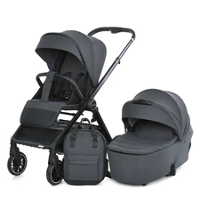 Детская универсальная коляска ME 1126 Asphalt Gray GENESIS, 2 в 1 фото 32