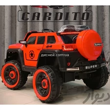Детский электромобиль джип M 5802 EBLR-3, мягкое сиденье фото 11