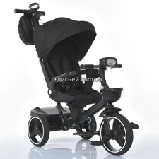 Детский трехколесный велосипед ME 1162 VECTOR Black, с ручкой фото 14