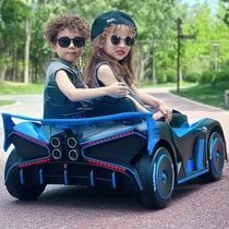 Детский электромобиль Bugatti M 5053 EBLR-4, кожаное сиденье купить