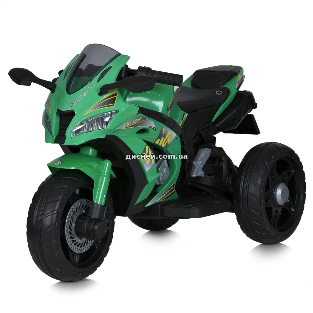 Детский мотоцикл Kawasaki M 5806EL-5, мягкое сиденье - Купить в