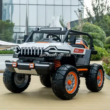 Детский электромобиль M 5824 EBLR-1 (24V) Jeep, кожаное сиденье