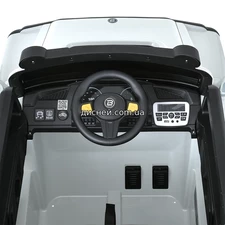 Детский электромобиль джип M 5821 EBLR-3 (24V), кожаное сиденье фото 92