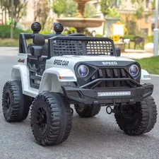 Детский электромобиль M 5836 EBLR-1 Jeep, кожаное сиденье купить