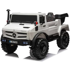 Двухместный детский электромобиль M 5837 EBLR-1 (36V) Mercedes Unimog фото 14