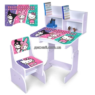 Детская парта N 2071-19A-6 Hello Kitty со стульчиком