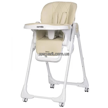 Стульчик для кормления CRL-16301 Cotton Beige CARRELLO Select