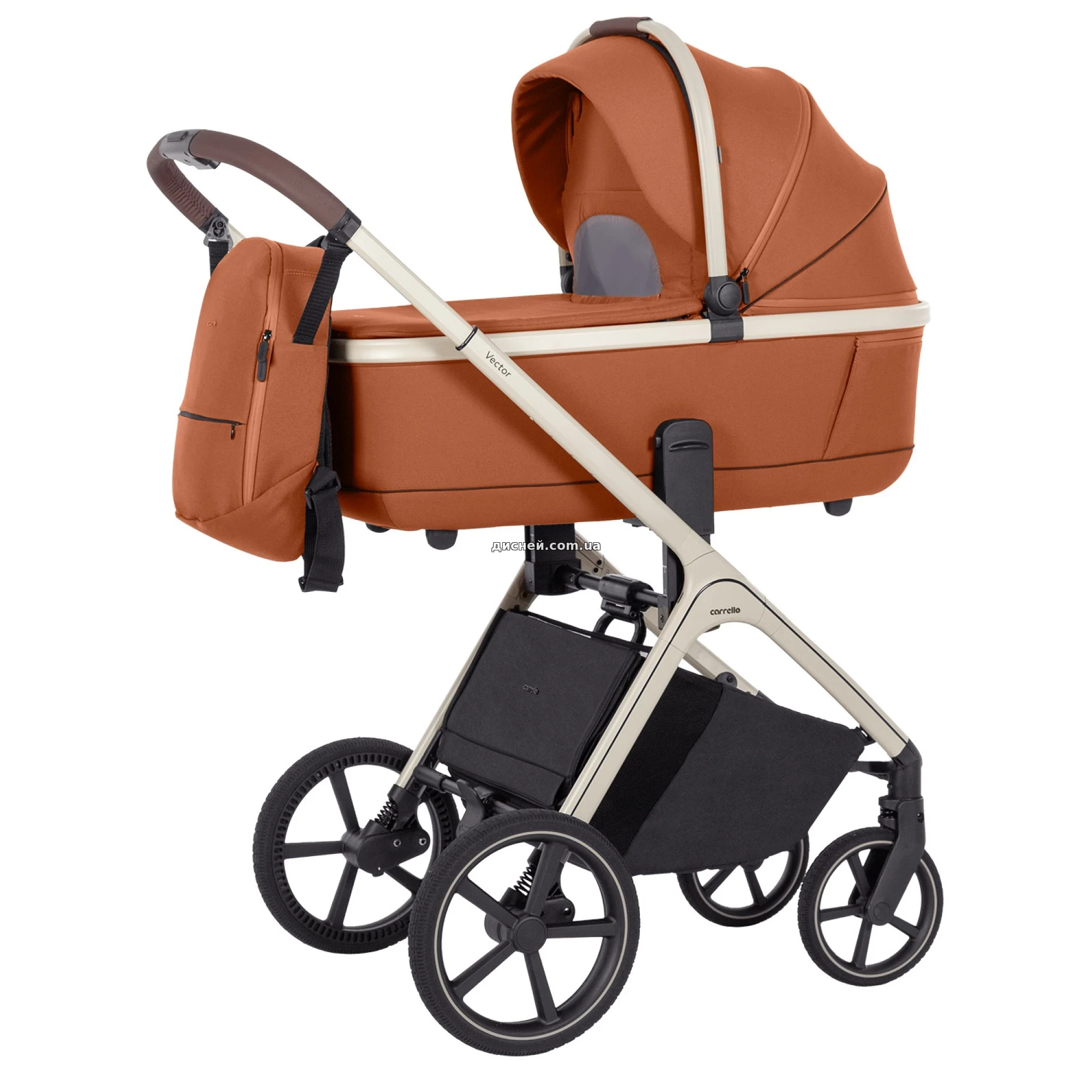 Универсальная коляска Carrello Vector CRL-6550 Coral Orange 2 в 1