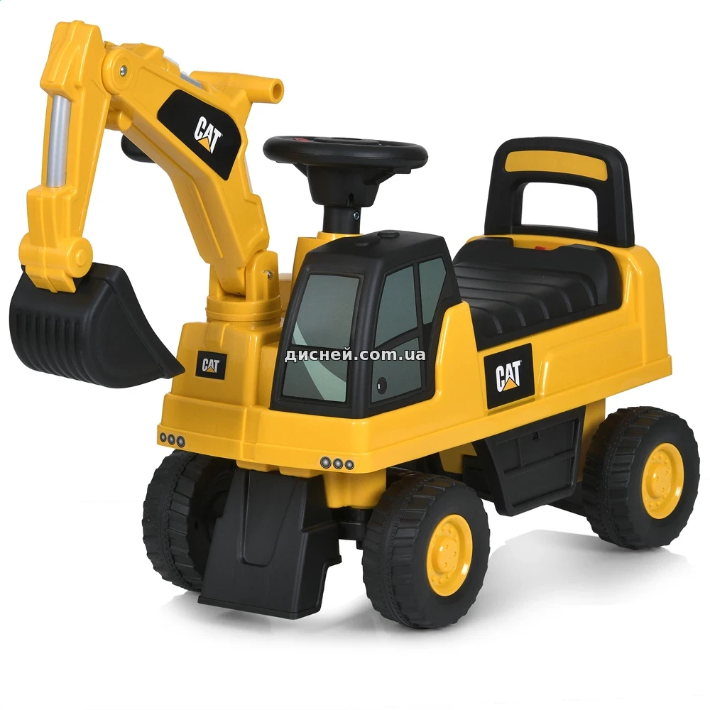 Детская каталка-толокар 662-6 экскаватор с ковшом - Купить в