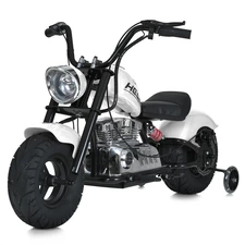 Детский мотоцикл M 6016 AL-1 (36V) Harley-Davidson с кожаным сиденьем фото 14