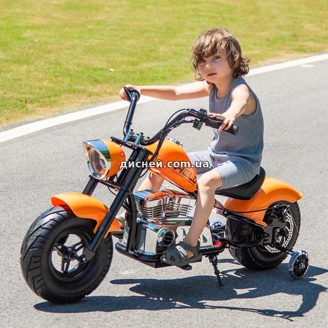 Детский мотоцикл M 6016AL-2(36V) Harley-Davidson с кожаным