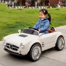 Детский электромобиль Bambi M 6040 EBLR-13 Mercedes, бежевый купить