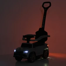Детский электромобиль M 6053 BLR-1 толокар Maybach, белый фото 53