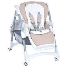 Стульчик для кормления ME 1177 STEADY Cream Beige, бежевый фото 37