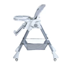 Стульчик для кормления ME 1177 STEADY Storm Gray, серый купить
