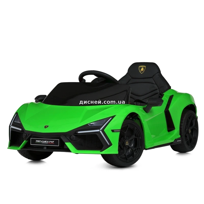 Дитяча машина M 6068EBLR-5 Lamborghini, зелена - Купити в Україні