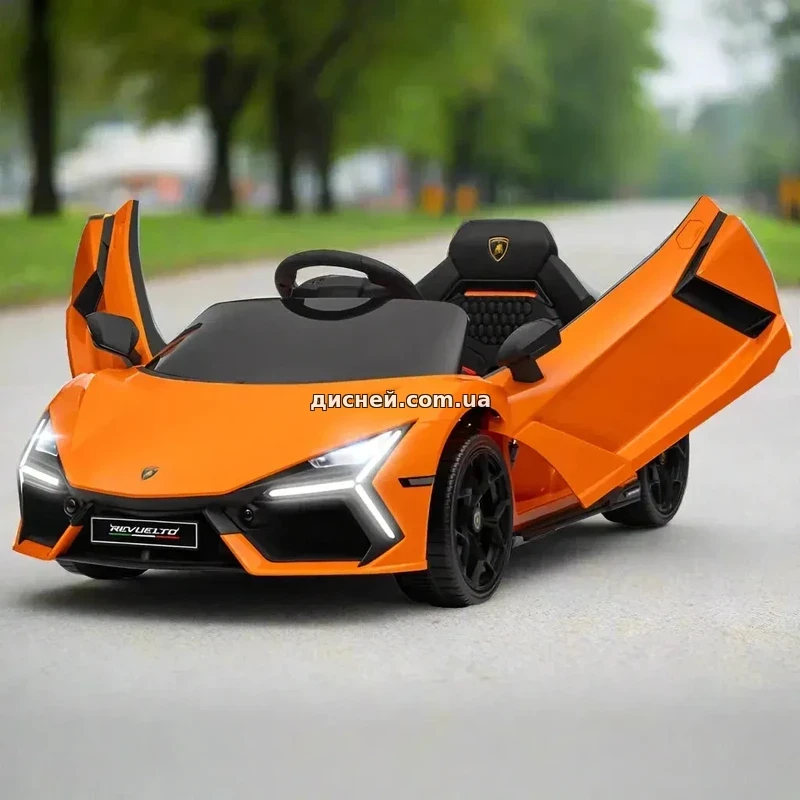 Дитяча електромашина M 6068EBLR-7 Lamborghini, помаранчева