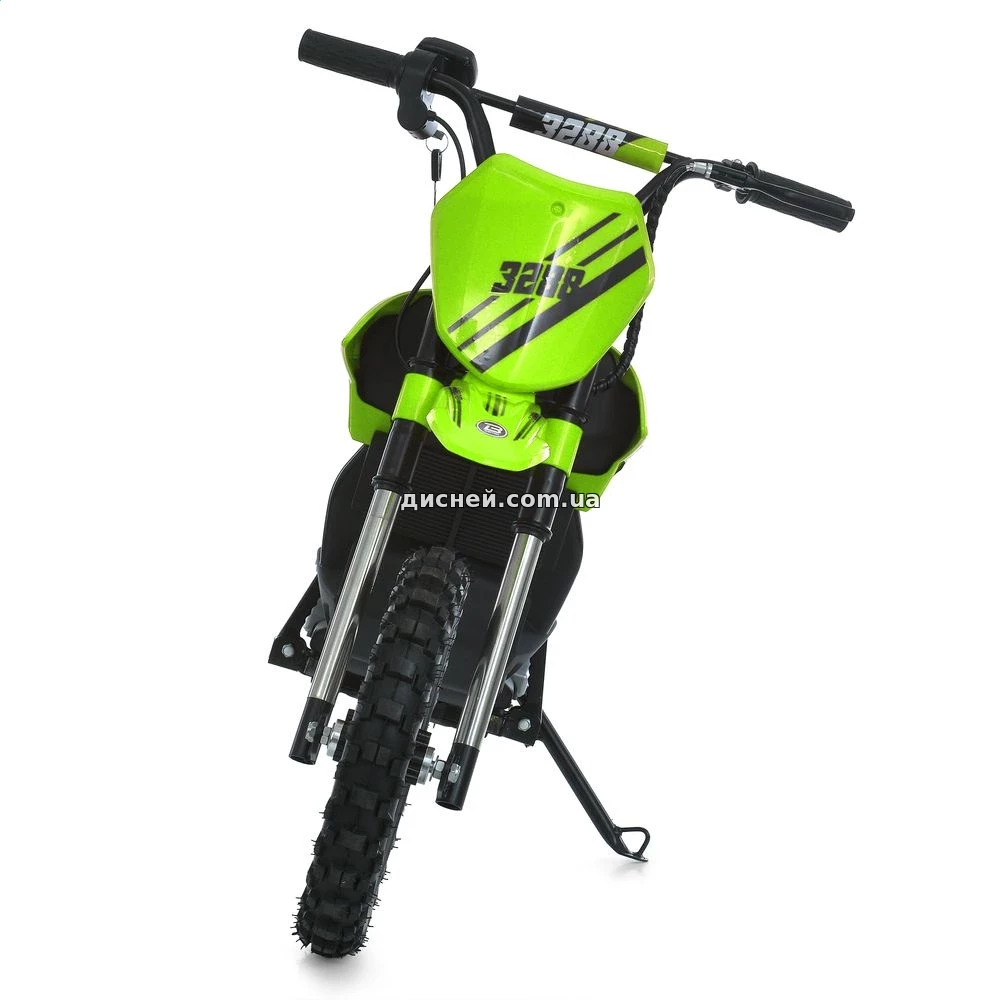Детский мотоцикл M 6076AL-5 кроссовый Kawasaki, зеленый - Купить в
