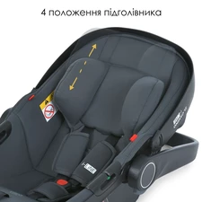 Детское автокресло ME 1176 i-LINE Melange Black El Camino, черное фото 86