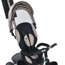 Велосипед с родительской ручкой MT 1001-1 Almond Beige бежевый фото 22