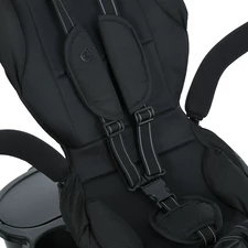Трехколесный велосипед с ручкой MT 1001-1 Elegant Black черный фото 18