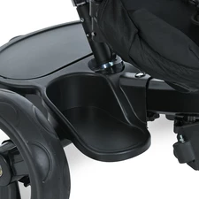 Трехколесный велосипед с ручкой MT 1001-1 Elegant Black черный фото 22