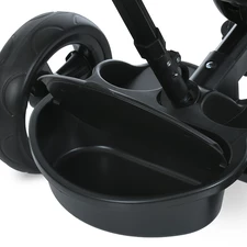 Трехколесный велосипед с ручкой MT 1001-1 Elegant Black черный фото 28