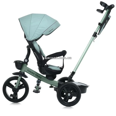 Трехколесный велосипед с ручкой MT 1001-1 Frost Green зеленый