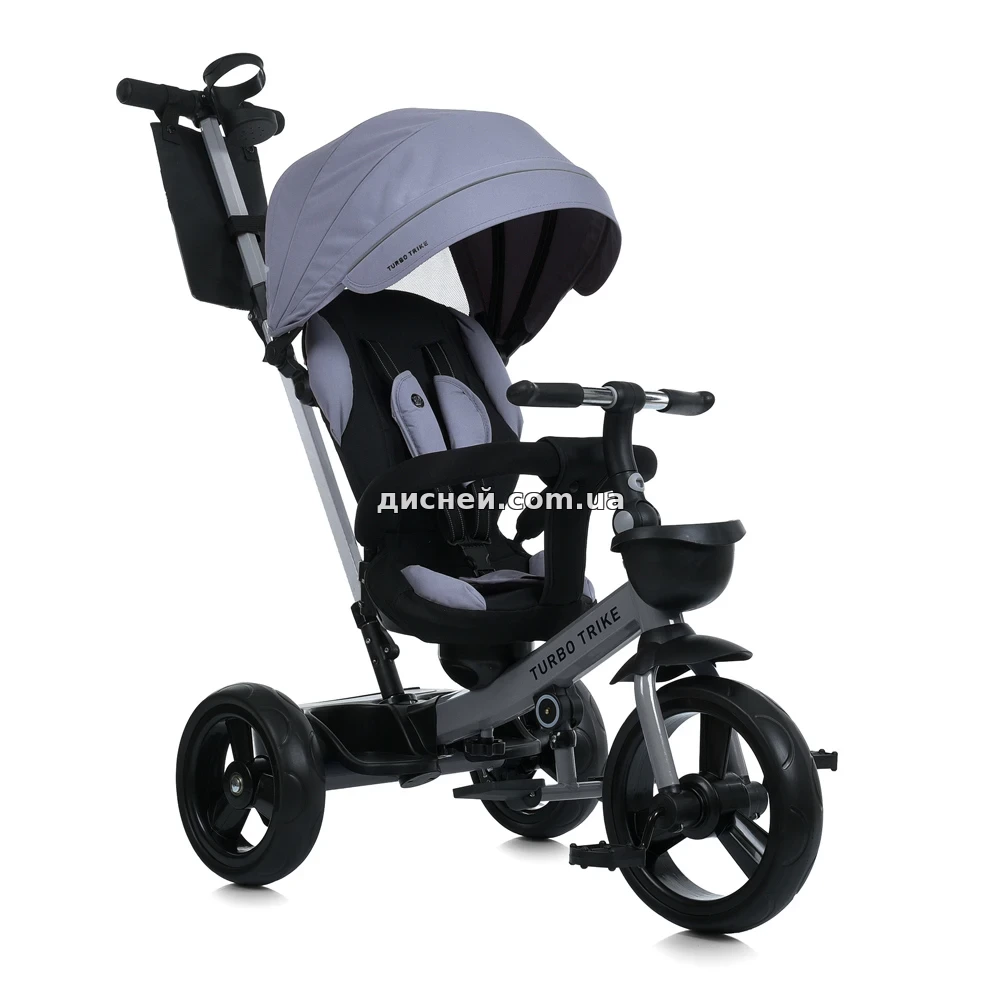 Детский велосипед с ручкой MT 1001-1 Smart Grey, серый - Купить в