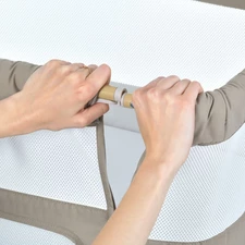 Детская приставная кровать ME 1180-W INTENSE Taupe Beige бежевая фото 14