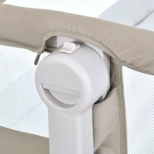 Детская приставная кровать ME 1180-W INTENSE Taupe Beige бежевая фото 41