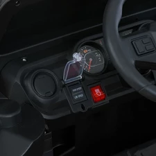 Двухместный детский электромобиль M 6065 EBLR-11 джип, серый фото 86