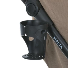 Прогулочная коляска ME 1182 Malta Black Onyx El Camino, черная фото 16