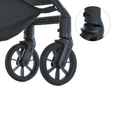 Прогулочная коляска ME 1182 Malta Black Onyx El Camino, черная фото 63