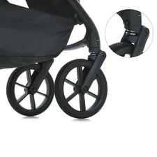 Прогулочная коляска ME 1191 Chloe Magnet Gray El Camino, темно-серая фото 71