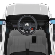 Детский электромобиль джип 2155 EBLR-2 (24V) Toyota, мягкое сиденье, черный фото 16