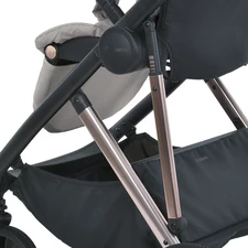 Кликните для увеличения изображения Универсальная коляска ME 1190 Coil Asphalt Gray 2 в 1, люлька + прогулочный блок, серая фото 16