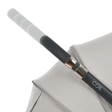 Кликните для увеличения изображения Универсальная коляска ME 1190 Coil Asphalt Gray 2 в 1, люлька + прогулочный блок, серая фото 31