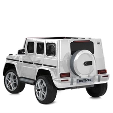 Двухместный детский джип M 6137 EBLR-1 Mercedes, 4 мотора, EVA колеса, белый фото 92