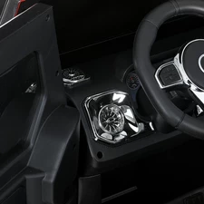 Двухместный электромобиль джип M 6137 EBLRS-4 Mercedes, автопокраска, синий фото 16
