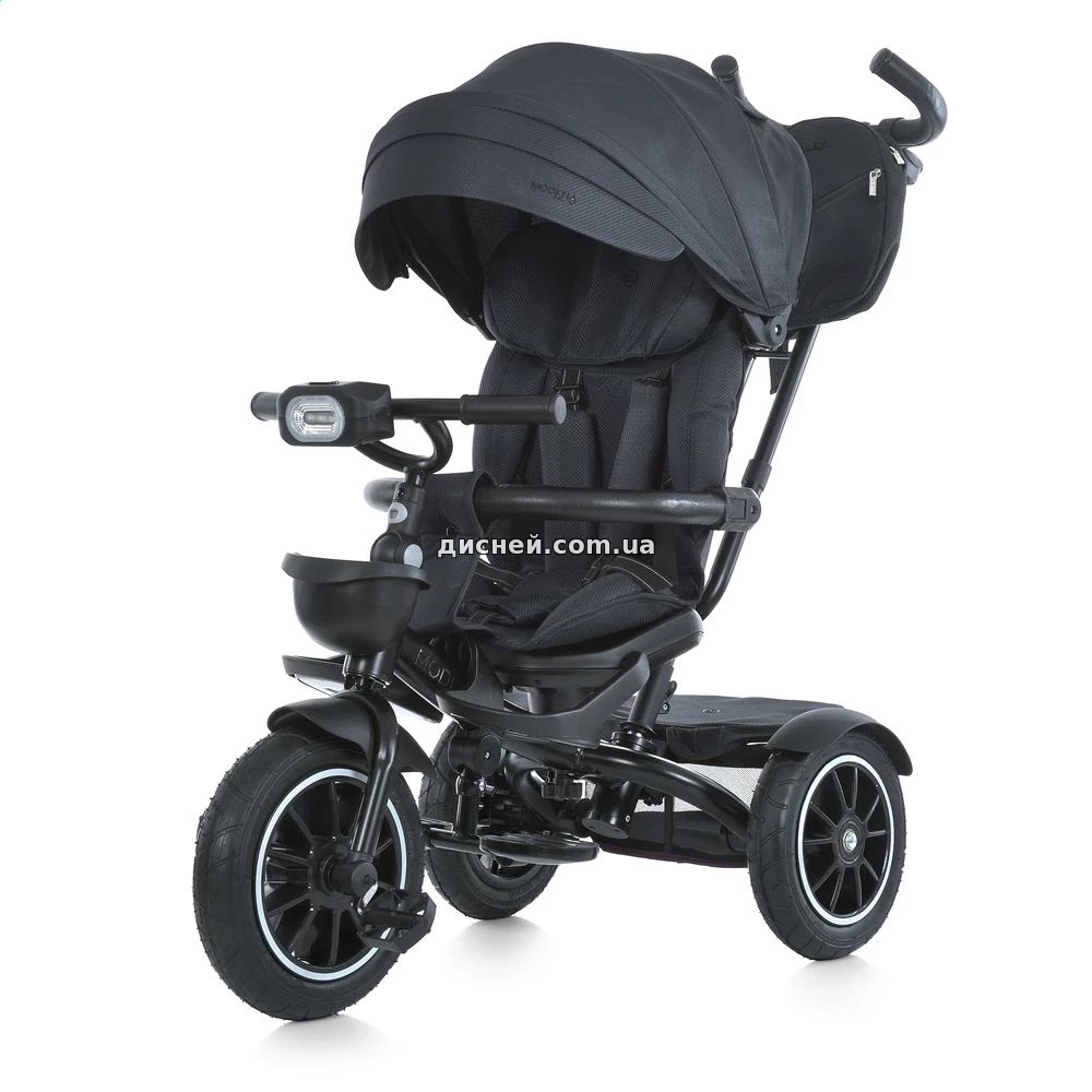 Трехколесный велосипед с ручкой ME 1193 Modena Dark Gray El Camino
