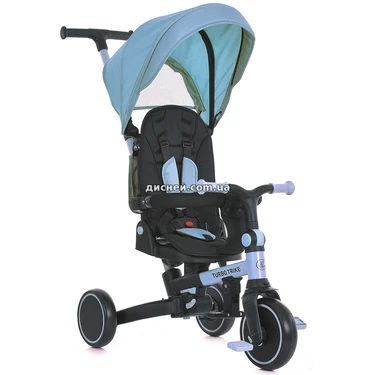 Велосипед с родительской ручкой MT 1036 blue синий